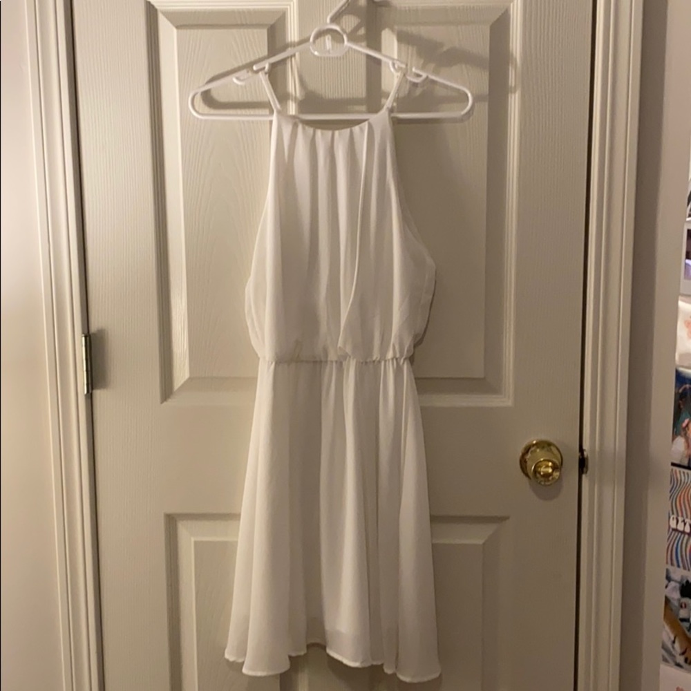 white dress